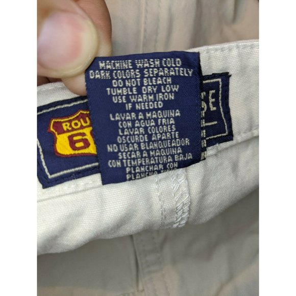 Route 66 Size 16 Khaki Skirt Low Rise Modest Lace Up Womens - Picture 7 of 7